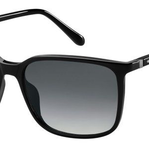 Fosil Square Women Dark Gray Acetate Frame
